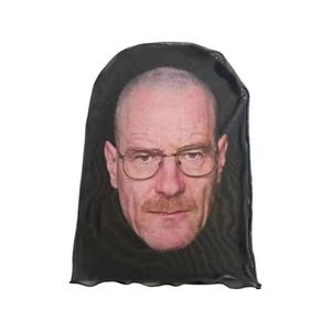 Nouvel arrivage de cagoule au design amusant Masque de protection solaire respirant avec peinture d'étoile célèbre pour la fête - Product Image 2