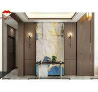 Prix de gros Dalle de marbre Pandora brésilien Panneau mural de Patagonie Pierre naturelle de luxe Design moderne Grande dalle de marbre rose