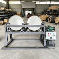 Machine de nettoyage automatique de fûts d'huile industriels, laveuse rotative de fûts de 200 L pour éliminer la rouille, les résidus et les taches d'huile en usine