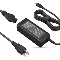 Chargeur USB C 45W pour ordinateur portable HP Chromebook X360 14 14-ca051wm 14-ca091wm 14-ca0061dx, chargeur de type C, adaptateur de charge rapide pour ordinateur portable