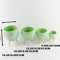 Meilleures ventes en gros de pots de fleurs biodégradables, économiques, écologiques, mini pots de plantes en ciment, pots de jardin