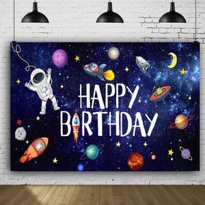 Fondo <span class=keywords><strong>de</strong></span> fotografía <span class=keywords><strong>de</strong></span> <span class=keywords><strong>feliz</strong></span> <span class=keywords><strong>cumpleaños</strong></span> del espacio exterior astronauta cohete telón <span class=keywords><strong>de</strong></span> fondo Banner foto <span class=keywords><strong>de</strong></span> fondo para <span class=keywords><strong>cumpleaños</strong></span> <span class=keywords><strong>de</strong></span> niños - Product Image 3
