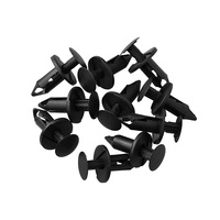 50 pièces de rivets en plastique pour voiture, attaches de pare-chocs, clips de fixation pour trou de 8 mm
