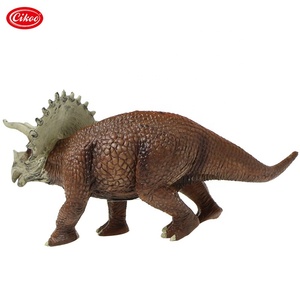 Figurine di Animali e Dinosauri in PVC Ecologico, Triceratopo Marrone, Giocattoli per Bambini dai 4 ai 12+ Anni, Vendita all'Ingrosso Shantou - Product Image 5