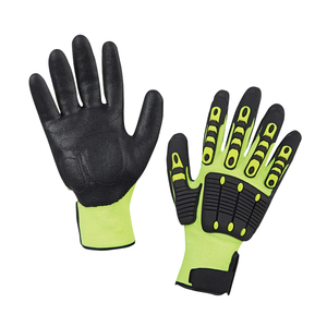 Перчатки защитные ударопрочные для работы в нефтегазовой отрасли с нитриловым покрытием для защиты от масла и газа, с застежкой-липучкой - Product Image 5