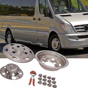 Enjoliveur de roue en acier inoxydable 16 pouces Mini Bus pour Toyota et Mitsubishi Premium Finishing