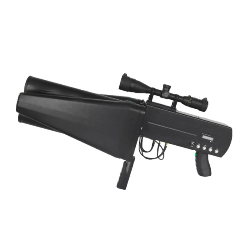 8-полосный Дрон-пистолет с радиусом действия 1,2 км, система обнаружения сигнала дрона