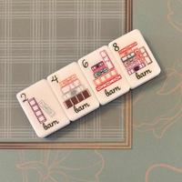 Jeu de Mahjong Américain Winmax en Acrylique Mono-couche 160 Tuiles – Tuiles Illustrées à la Main pour un Style de Vie Confortable – Kit de Jeu de Mahjong pour Joueurs Américains