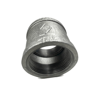 Raccord de tuyauterie industriel polyvalent en fonte malléable noir haute résistance à tête hexagonale avec filetage NPT