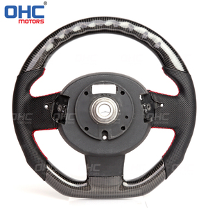 Volante de fibra de carbono con agujeros para coche, volante de rendimiento LED compatible con BMW <span class=keywords><strong>MINI</strong></span> <span class=keywords><strong>Cooper</strong></span> R55 <span class=keywords><strong>R56</strong></span> R57 R58 R59 - Product Image 5
