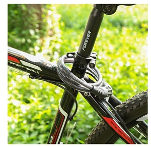 Candado de Cable de Acero de Alta Seguridad con Combinación de 4 Dígitos para Bicicleta de Montaña, 1.1 m - Product Image 6