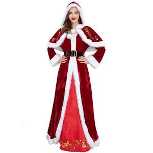 Disfraz de Papá Noel para mujer, ideal para fiestas de Año Nuevo, celebraciones navideñas, para un look nuevo inspirado en televisión y películas - Product Image 4