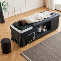 Fauteuil de Spa Capillaire Jincheng 2026 au Design Japonais Moderne, Lit Multifonctionnel pour Salon de Coiffure avec Fonction Vapeur et Soins du Visage