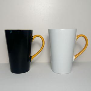 Custom Ceramic <b>Mug</b> Straight Shape With Handle Single Cup Promotional Drinkware Zibo Origin Part Number 7111 - Product Image 1