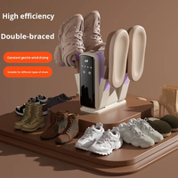 Séchoir à chaussures domestique avec minuterie, machine de séchage de chaussures désodorisante et stérilisante, chauffe-chaussures et chaussettes par aromathérapie pour chaussures mouillées
