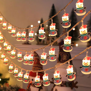 1.5 m3m6m natale <span class=keywords><strong>LED</strong></span> ciondolo stringa di luce, Babbo Natale pupazzo di neve albero di natale per il Festival al coperto all'aperto decorazione di natale - Product Image 4