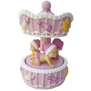 Móvil Redondo Rosa Bebé, Móvil Lindo y Colorido para la Habitación del Bebé - Product Image 1