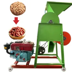 Factory price high productivity easy to operate diesel peanut husk removing machine industrial groundnut decorticator