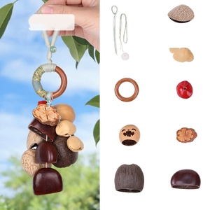 Wholesale DIY Natural Fruit Shell <b>Wind</b> <b>Chime</b> Kit For Home And Auto Decoration - Product Image 6
