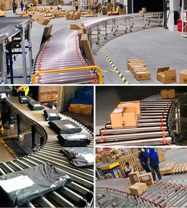 מתכווננת כונן מרובים מצבי כונן רולר פלדה גמישה עם גומי עבור מסועים לוגיסטיים מחסן - Product Image 5