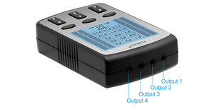 Estimulador muscular eléctrico portátil de 4 canales y 15 modos, unidad <span class=keywords><strong>TENS</strong></span> para aliviar el dolor - Product Image 4