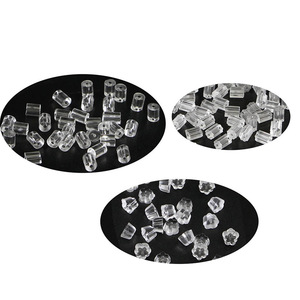 Plastic Ear Studs Bullet Shape <b>Clear</b> <b>Resin</b> Earring Tips For Stud Earrings Accessory - Product Image 5