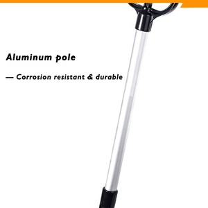 Strumento per la pulizia degli animali domestici Dog Cat Catcher Scoop Easy Pick Up 70cm manico lungo raccoglitore di cacca di cane in alluminio - Product Image 2