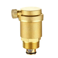 Vanne de purge automatique thermostatique latérale en laiton de qualité supérieure 1/2\" DN15 pour chauffe-eau solaire et CVC