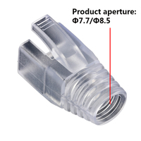 Protector de Cable Ethernet RJ45 Hembra de Plástico Suave PVC YBO SR8P05, Cat5e/Cat6a/Cat7 UTP/STP, Color Personalizado, CE