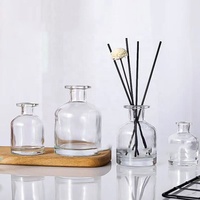 Bouteille de diffuseur d'arôme en verre de luxe 50ml Reed 120ml Bouteilles de diffuseur de roseau en verre de luxe en gros disponibles 30ml 10ml 5ml 20ml