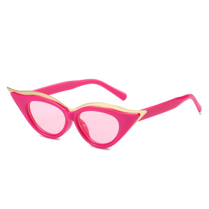 <span class=keywords><strong>Lunettes</strong></span> <span class=keywords><strong>de</strong></span> <span class=keywords><strong>soleil</strong></span> œil <span class=keywords><strong>de</strong></span> chat pour <span class=keywords><strong>femme</strong></span> <span class=keywords><strong>de</strong></span> luxe les plus vendues, blanches et roses, avec monture en PC, en vente - Product Image 6