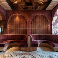Le meilleur choix pour les entrepreneurs en restauration : fauteuils rembourrés épais à structure robuste pour restaurants