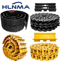 Groupe de chenilles pour Caterpillar D8D D7 D8R Bulldozer, Komatsu PC130-8 Excavatrice, Chenille avec assemblage de sabots, Kobelco SK235SR Acier
