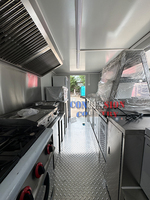 Remorque alimentaire personnalisée certifiée DOT aux États-Unis, camion de restauration avec cuisine complète, chariot de restauration rapide, remorque de vente de glaces et de hot-dogs