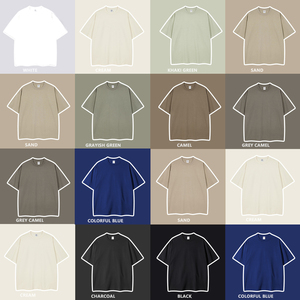 Camiseta Casual Unisex de Estilo Urbano con Estampado Digital de Logotipo, de Gran Tamaño, Holgada, de Punto, 100% Algodón, 260 g/m², Multicolor - Product Image 3