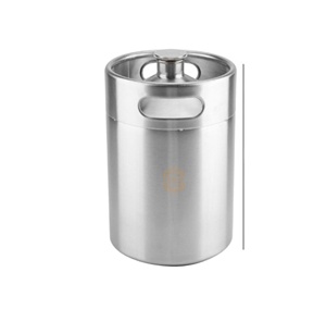 Système <span class=keywords><strong>de</strong></span> <span class=keywords><strong>fût</strong></span> à <span class=keywords><strong>bière</strong></span> miniature <span class=keywords><strong>de</strong></span> 2 <span class=keywords><strong>litres</strong></span> <span class=keywords><strong>en</strong></span> acier inoxydable 304 couleur argent, seau distributeur <span class=keywords><strong>de</strong></span> <span class=keywords><strong>bière</strong></span> pression - Product Image 2