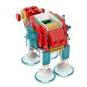 MOC2084 Película Espacial de Navidad, <span class=keywords><strong>Robot</strong></span> AT-AT de la Guerra de las Galaxias, Bloques de Construcción para Armar, Regalo de Halloween para Niños, 104 Piezas - Product Image 3