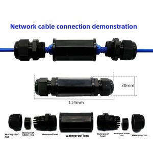 Connecteur réseau étanche Xilian RJ45, interface de connexion de câble à fibre optique extérieur, panneau de terminaison blindé pour réseau - Product Image 4