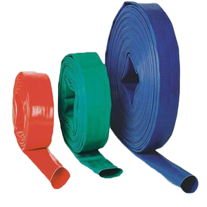 Manguera Plana de PVC Duradera para Riego y Drenaje, Ligera, Flexible, de Alto <span class=keywords><strong>Flujo</strong></span> y Alta Presión, Ecológica, con Certificación CE e ISO, Conector Camlock - Product Image 2