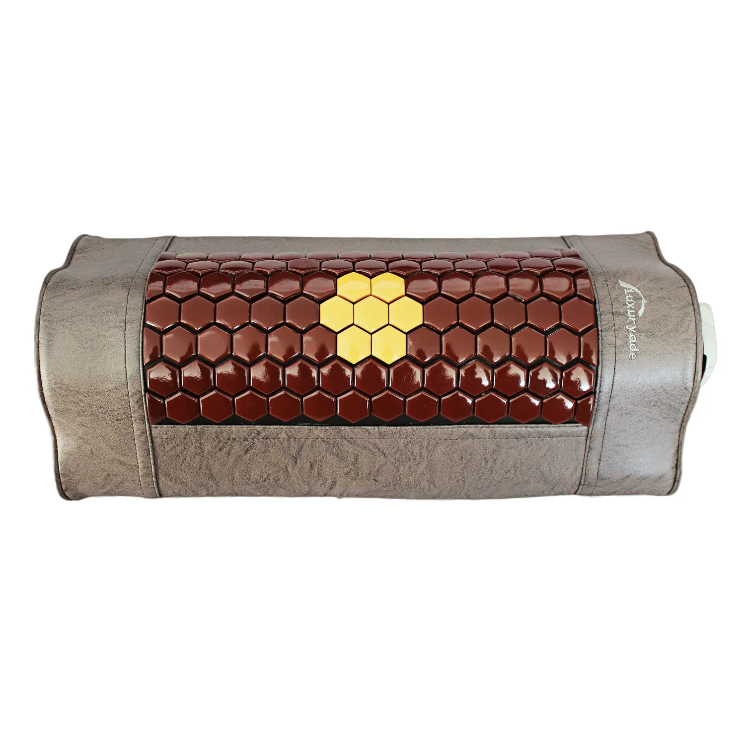 Luxuryade-almohada de piedra turmalina para masaje de cuello y España, terapia de calefacción, LY-028, Corea