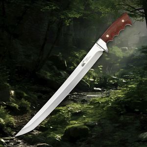 Cuchillo Katana para supervivencia al aire libre, alta dureza, autodefensa, portátil, para uso doméstico y camping. - Product Image 5