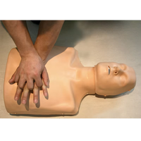 Maniquí de RCP KyrenMed, Simulador de RCP Portátil Mini para Adultos y Niños, Medio Cuerpo Humano para Entrenamiento de Enfermería