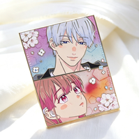 Pin Enamel Keras Anime Karakter Logam Transparan Berkilau Pin Kerah Kustom Pin Enamel Kartun untuk Dekorasi Ransel
