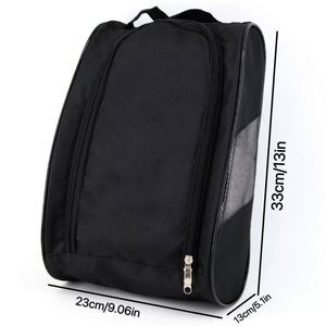 กระเป๋าเก็บรองเท้าพิมพ์โลโก้ตามสั่ง  แบบกันน้ำ  วัสดุตาข่าย  สำหรับเดินทาง  มีซิป  ช่องใส่ของด้านใน  พิมพ์ลายสกรีน สำหรับรองเท้ากีฬา - Product Image 4