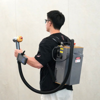 Mesin Pembersih Laser Pulsa Baterai Lithium 200W untuk Kayu, Logam, dan Batu