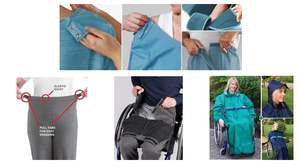 Vêtements de soins à domicile post-chirurgie pour les patients en chirurgie d'invalidité paralysie longue personne âgée alitée facile à porter hors vêtements - Product Image 6