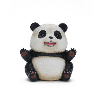 Cute Panda Sculpted Figurine Epoxy <b>Resin</b> Creative Animal Office Tabletop Healing Folk Art Crafts Business <b>Gift</b> - Product Image 5