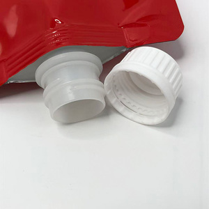 Bolsa de aluminio de 750 ml con logotipo personalizado, bolsa resellable y duradera con boquilla para alcohol, jugo y vino. - Product Image 2