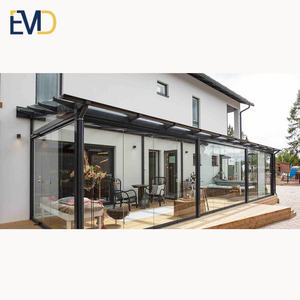 Modern Style High End Villa Double Glass Aluminium Outdoor Insulated <b>Garden</b> Sunroom - Product Image 3
