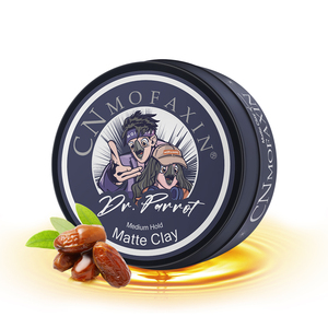 Argile mate pour les cheveux personnalisée pour hommes, fixation forte, non grasse et sans brillance, pour cheveux bouclés Ingrédients d'herbes végétaliennes et biologiques - Product Image 2